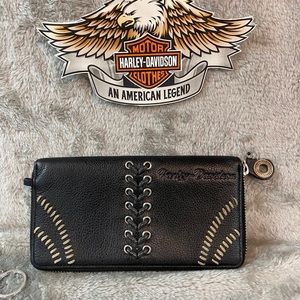 Like New Harley Leather Wallet